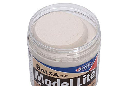 Deluxe Materials BD6 Model Lite Balsa Filler, Balsa Brown: 240cc