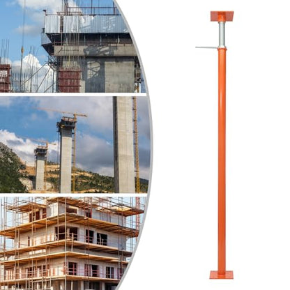 Adjustable Support Jack Post 5000 Lbs Load Capacity, Height Adjustable Floor Jack for Basement Beam Support and Leveling, Steel Screw Pole Jack for Temporary House Foundation Support