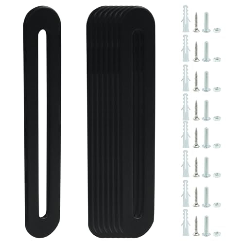 Adjustable Flat Mending Plate 110mm/4.33 Inch 8 Pcs Black - size: 110mm/4.33 Inch,Black