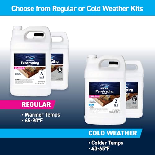 TotalBoat Clear Penetrating Epoxy Wood Sealer - 3 Gallon Kit, Traditional - size: 3-Gallon, style: Traditional