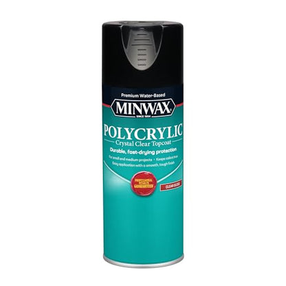 Minwax Polycrylic Protective Finish, Clear Gloss, Clear, 11.5 oz