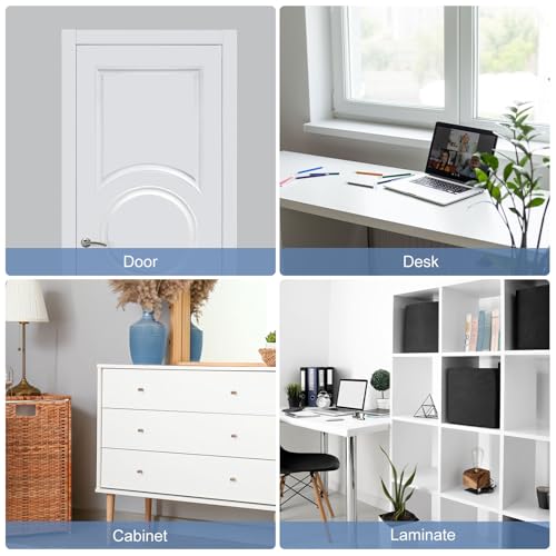 uxcell PVC Edge Banding 1 1/2 Inch x 33ft Self-Adhesive Veneer Trim - color: Grey Wooden, size: 1 1/2 inch x 33ft