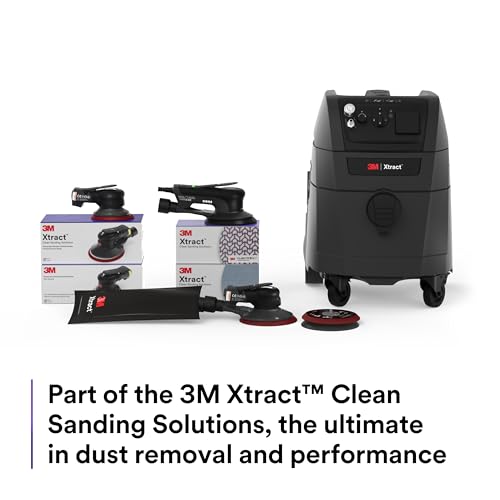 3M Hookit Clean Sanding Paper Disc 732U - 120+ Grit Vacuum Sanding Disc - C-Weight Backing, Hook and Loop Attachment - 5"