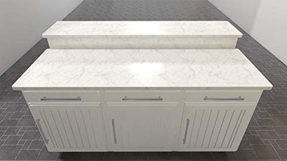 Solid Heavy Duty Aluminum L Bracket Countertop Support (14 Inch) 1 Count, Great for Kitchen Islands, Bathroom vanities, Hardware Included by Original Granite Bracket - size: 14 Inches, style: Aluminum