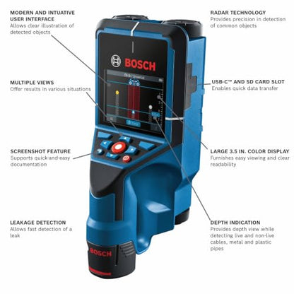 BOSCH D-TECT200C 12V Max Wall and Floor Scanner