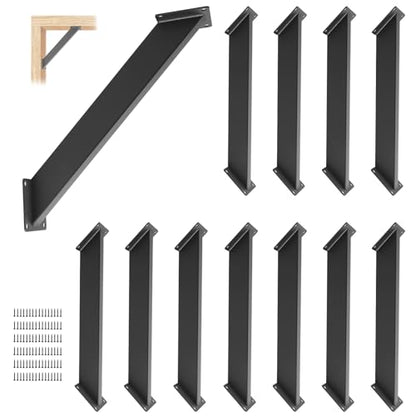 12 Pcs 45 Degree Angle Support Brackets for Pergola - size: 7x4 - 12 Pcs