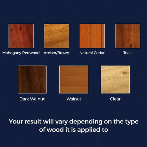Wood Stain Wood Sealer Wood-Protect 3 in 1, 1 Gallon Clear Wood Stain & Wood Sealer Marine Grade Waterproof Wood Stain & Sealer, Penetrating Wood Sealer for Decks,Fences,Pergolas,Siding,Dock - color: Mahogany Redwood, size: 3.5 Fl Oz