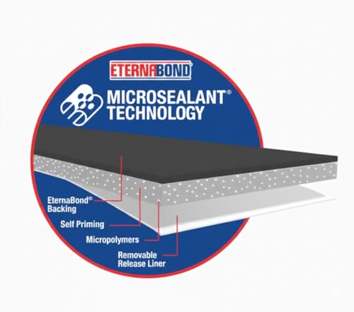 RV Roof Sealant Tape 4 Inch x 50 Feet EternaBond RoofSeal Repair Tape White - color: White, size: 4" x 50'