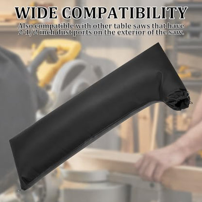 1 Pcs Table Saw Dust Collector Bag Compatible for 10" Tablesaws