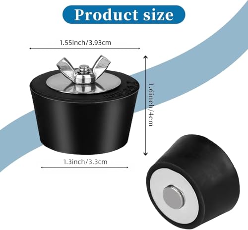 2 PCS Swimming Pool Winterizing PVC/Steel Pipe Expansion Pipe Plug 1.5 inch - size: 1.5 inch