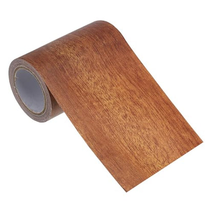 PATIKIL Wood Grain Repair Tape 3" x15ft Self Adhesive Mahogany - color: Mahogany, size: 3"x15ft