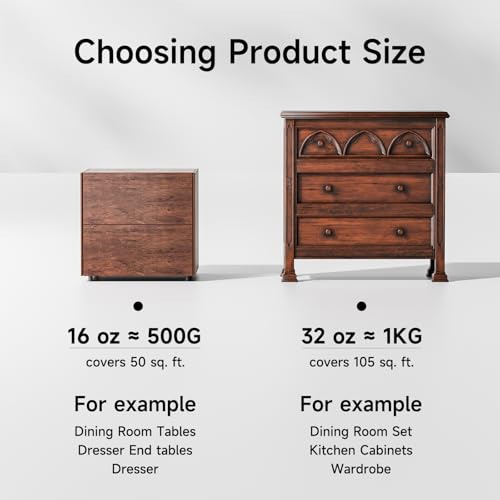 16 Oz Wood Stain and Sealer in One, Golden Oak, with Tools - color: Golden Oak, size: 16 FL.OZ