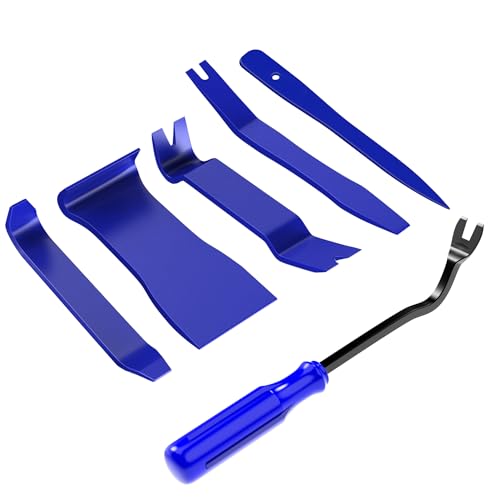 GOOACC 6PCS Auto Trim Removal Tool Kit Blue - color: Blue