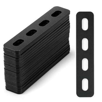 Zonon 40 Pack 4 Inch Steel Mending Plates, Straight Repair Brackets - size: 4 Inch