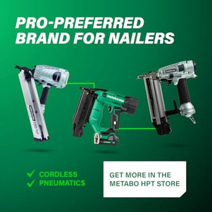 Metabo HPT Flooring Stapler Pneumatic, 18 Gauge 1/4" Staples, N4004AB