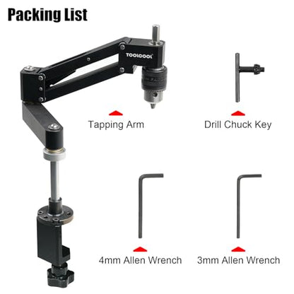 Desktop Tapping Arm Flexible Arm 90° Tap Guide Jig for Aluminum Extrusion