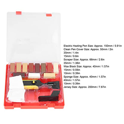 Floor and Furniture Cracks Repair Kit with Easy Usefully Melting Tool Sandable and Quick Drying Wax Filler for Hardwood Matches Maple Oak Cherry Walnut and Mahogany