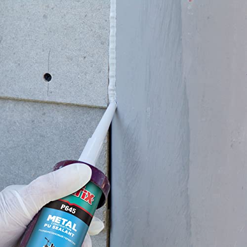 Akfix P645 Seam Sealer Automotive White (2x10.1 Oz.) - Urethane Autobody Seam Sealer Adhesive for Metal Joints, RV Roof Sealant, Sandable, Paintable, Fast Curing and Durable Bonding | White, 2 Pack - color: White, size: 2 Pack