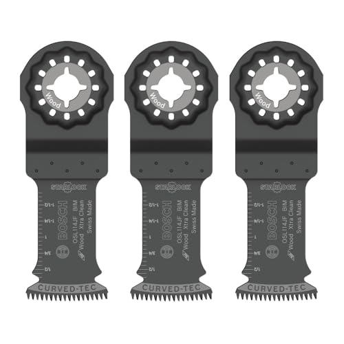 BOSCH OSL114JF-3 1-1/4 in. Starlock Xtra-Clean Plunge Blades, 3-Pack