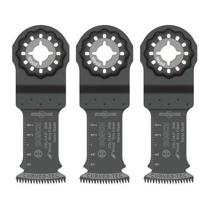 BOSCH OSL114JF-3 1-1/4 in. Starlock Xtra-Clean Plunge Blades, 3-Pack