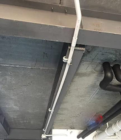 10Pcs Cable Clamp for Pipe, Conduit Hanger with Beam Clamp, Cable Hangers for Wire, I Beam Clamps