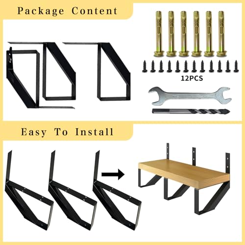 1 Step Metal Stair Step Steel Riser Stringers for 12.0" Height Deck, 3Packs - size: 1 Step
