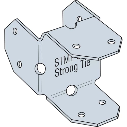 Simpson Strong-Tie RTB22 RTB 20-Gauge Galvanized Rigid Tie Bracket for 2X Post, 2X Joist - size: 1 Each