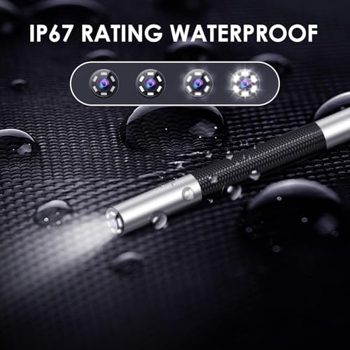 Articulating Borescope 360°Rotation, for Home & Auto Inspection