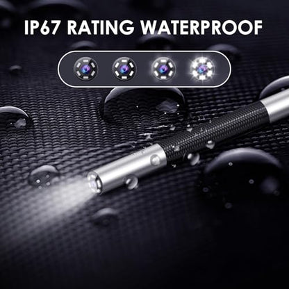 Articulating Borescope 360°Rotation, for Home & Auto Inspection