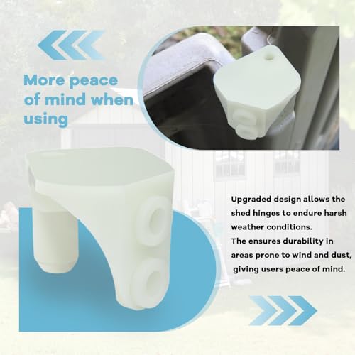 Resin Shed Door Hinge Kit (Left & Right)