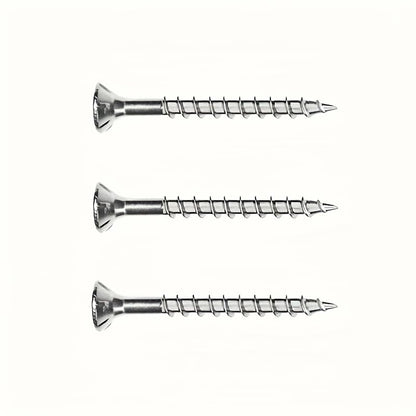 Solot #9 x 2 304 Stainless Steel Wood Screws, 240 Count Square Drive