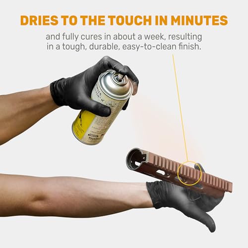 Brownells Aluma-Hyde 2 Epoxy Based Firearms Finish Aerosol Can Desert Tan - color: Desert Tan