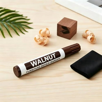 Wood Furniture Repair Pen Fix Scratches Floor Cabinet Table Door(WALNUT)
