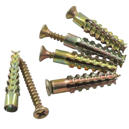 Heavy Duty Hollow Wall Anchors with Screws Kit, 20 Pcs, 6x32mm