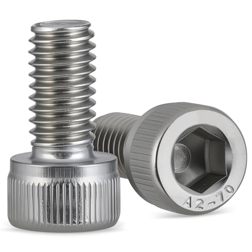 M3 x 5mm Socket Head Cap Screws, 304 Stainless Steel, 200 Pack - size: M3 x 5mm