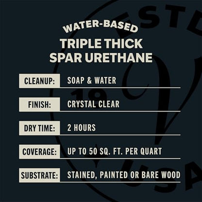 Varathane Triple Thick Satin Spar Urethane - style: Satin