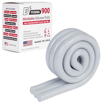 900 Moldable Silicone Putty - Gray Circular Shape - size: Gray Circular