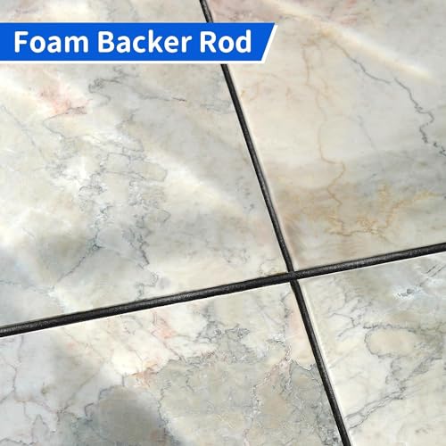 Foam Backer Rod for Gaps Concrete Crack Filler Joints Foam Gap Fillers Caulk Saver Backing Rod Concrete Filler Rope Joint Filler (3/4 Inches X 10 Feet) - size: 3/4 Inches x 10 Feet