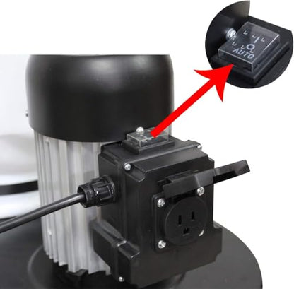 Bucktool 1.2 HP Auto-Start Dust Collector, 750 CFM for Woodworking - size: 750CFM
