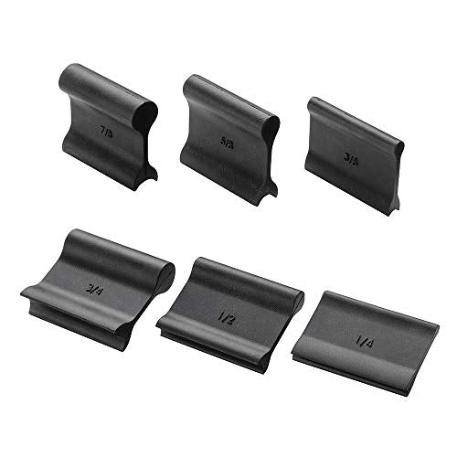 Contour Sanding Grips (Set of 6) - 2-Sided Concave & Convex Shape Flexible Sanding Block – NBR Rubber Soft Sanding Block - Ideal Hand Sander Block for Sanding Inside & Outside Curves