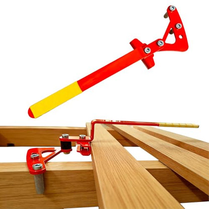 Deck Board Straightening & Removal Tool, Tighten Gaps, Orange