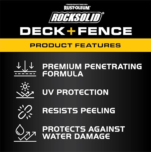 RockSolid Deck & Fence Natural Protective Stain & Sealer - color: Natural, size: 23 oz Aerosol (Pack of 6)
