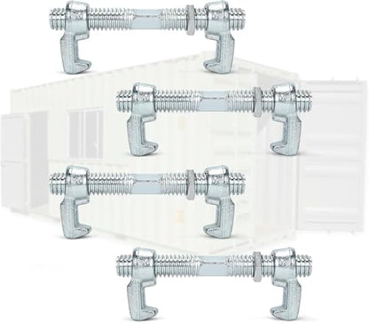 tonchean 280 mm 4 Pack Shipping Container Bridge Fitting Clamps