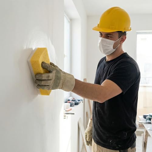 8 Pcs Drywall Sanding Sponge, 9" Washable Dual-Sided Wet Sanding Block - color: 8 Pcs