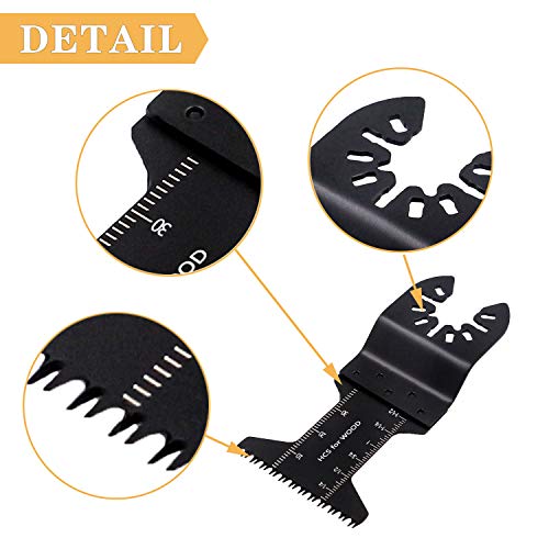 60PCS Oscillating Tool Saw Blades Universal Quick Release Blade Kit