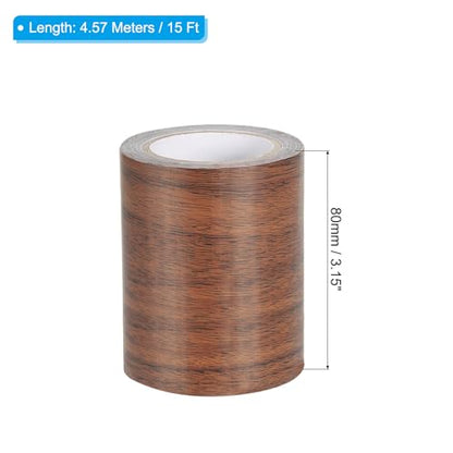 PATIKIL Wood Grain Repair Tape 3.15" X15',Self Adhesive,Dark Brown Oak - color: Dark Brown Oak, size: 3.15" x 15'