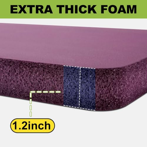Thick Kneeling Pad, Purple, 2-Pack