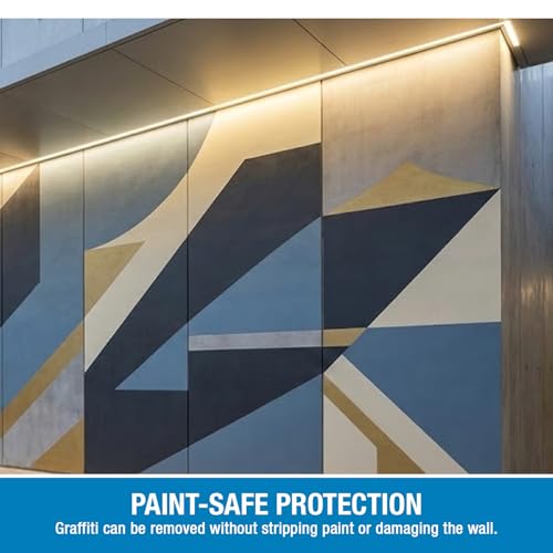 Rain Guard Water Sealers VG-7001 VandlGuard Non-Sacrificial Anti-Graffiti Coatings READY TO USE covers up to 300 sq. on painted and unpainted surfaces. 1 Gallon - color: Semi-Satin Sheen, size: 1 Gallon (300 Sq. Ft.)