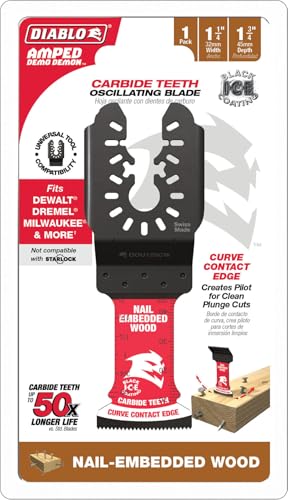 Diablo Amped Demo Demon Universal Fit Carbide Oscillating Blade