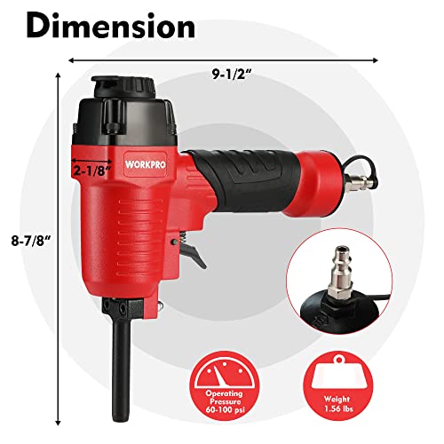 WORKPRO Pneumatic Nail Remover, Heavy Duty Nail Puller, 60-100 PSI